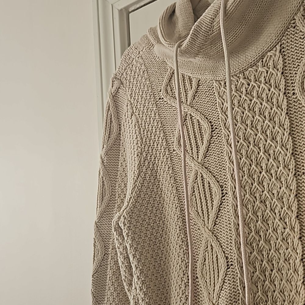 Women's Signature Cotton Funnelneck Sweater large - Picture 5 of 11